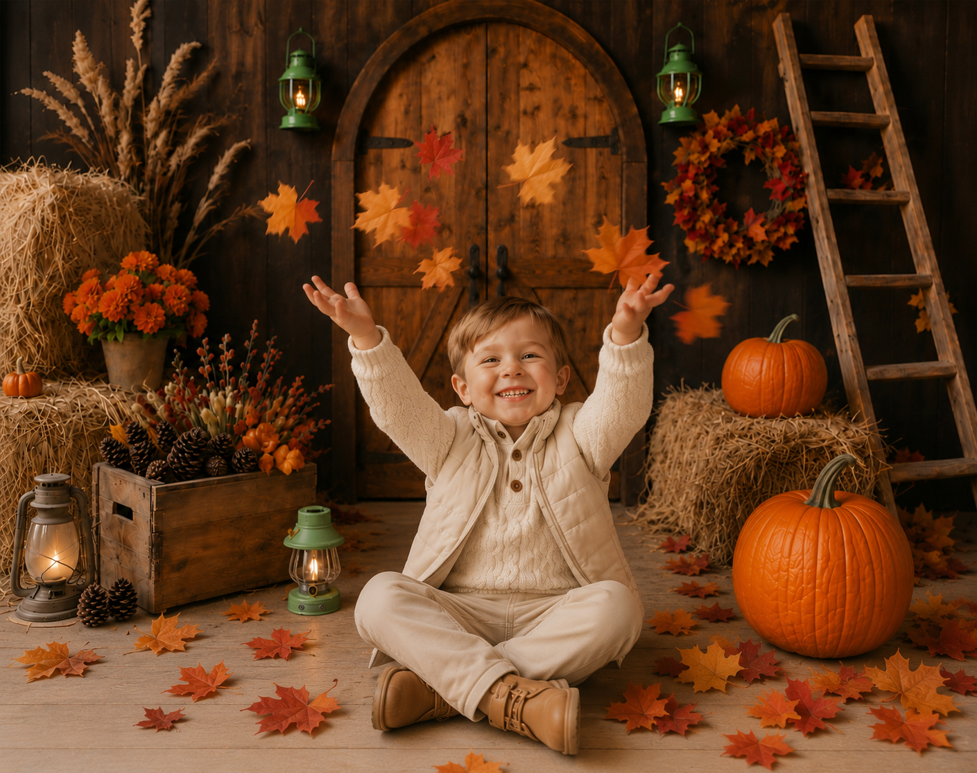 Fall — Beaming Studio Preschool Photography